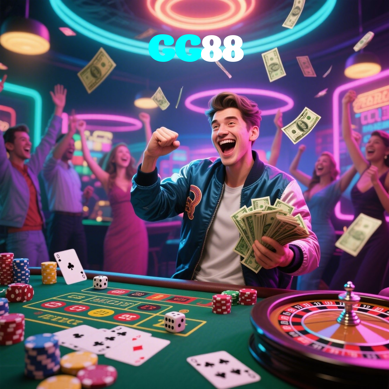 GG88：Grandes jackpots estão te esperando! Gire a roleta e ganhe agora!