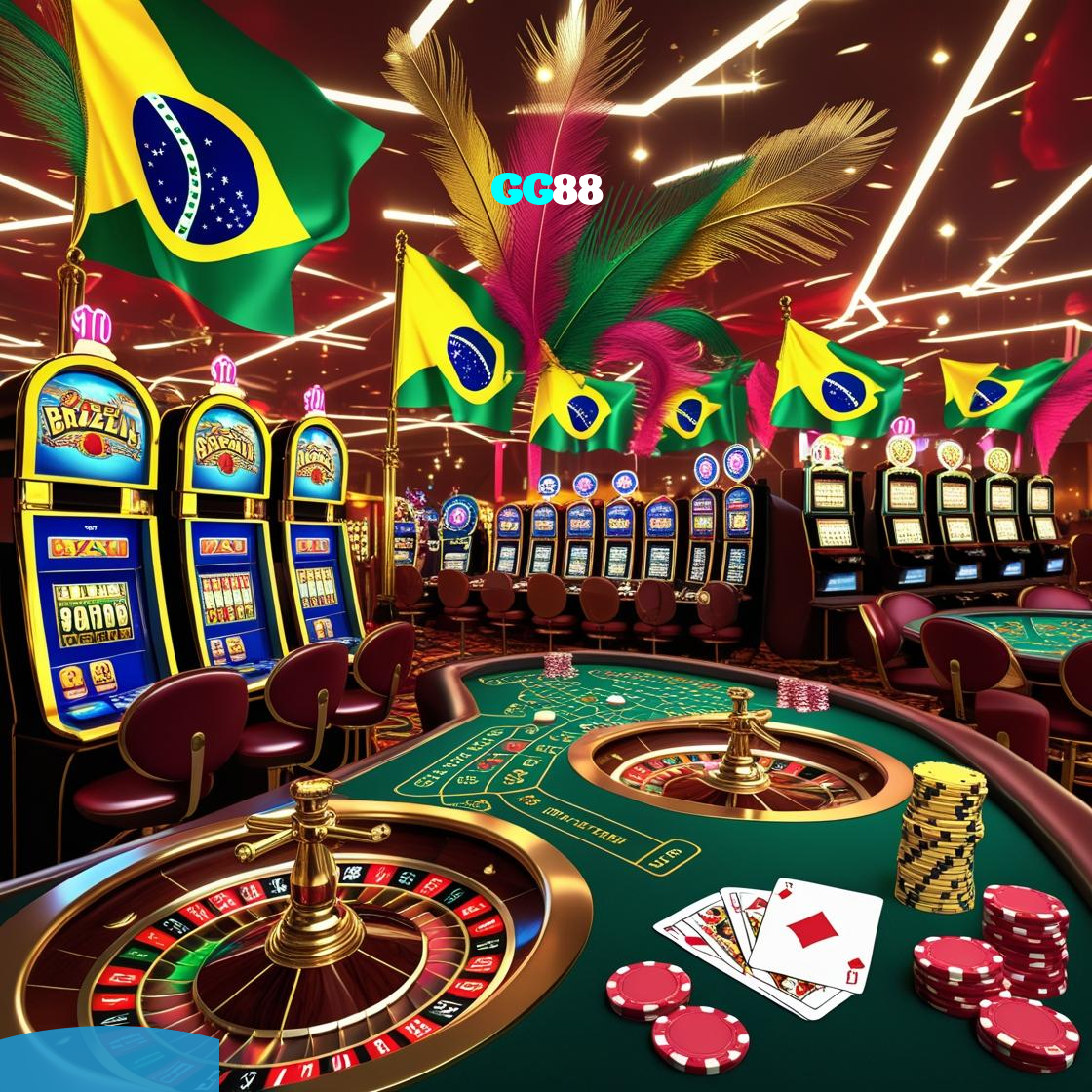 GG88：Jogue os melhores jogos de cassino como blackjack e roleta, e aposte no futebol!